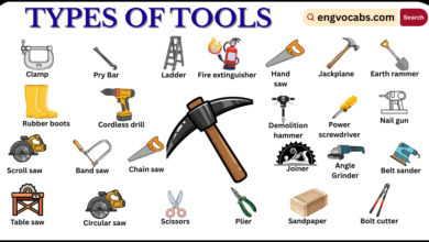 Tools Names in English with Pictures and Uses