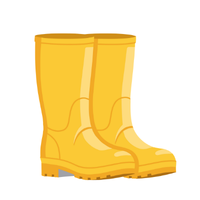Rubber boots