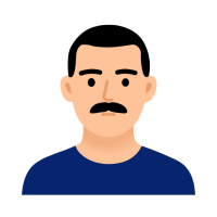 Disconnected Beginner Moustache