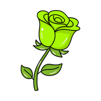 Green rose