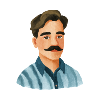 Natural Beginner Moustache